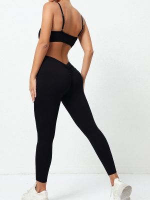 False Two Piece Skinny Breathable Yoga Athletic Bodysuit