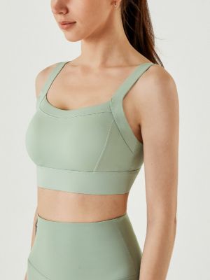 Fixed Cups With Non-marking Buckle Quick-drying Running Bra