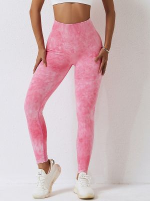 Skinny Running Tie-Dye Seamless High Waist Yoga Leggings