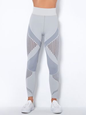 Sexy Striped Moisture Wicking Yoga Leggings