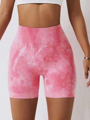 Tie-Dye Seamless Yoga Shorts