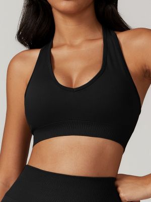 Hanging Neck Quick Dry Backless Outdoor Fitness Yoga Bra