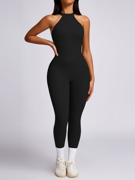 Peach Hip Lift Back One-piece Yoga Bodysuit