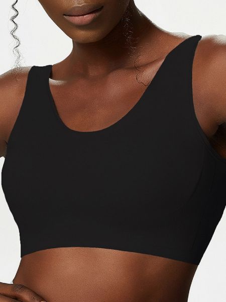 Plus Size Buckle Sports Yoga Bra