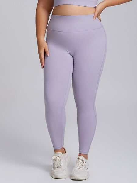 Plus Size V Line Hip Lifting High Waisted Tummy Tuck Yoga Leggings