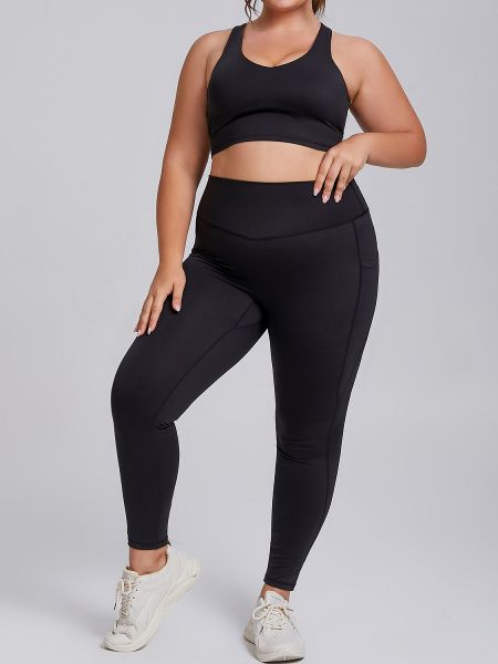 Nude Plus Size Exercise Yoga Set