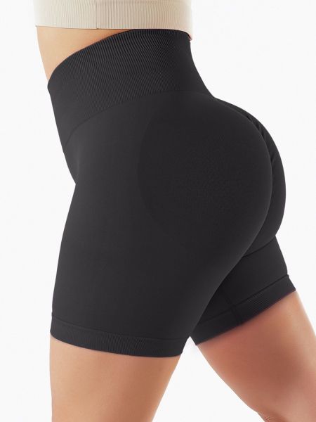 Hip Lifting High Waist Fitness Pants Skinny Running Sports Shorts